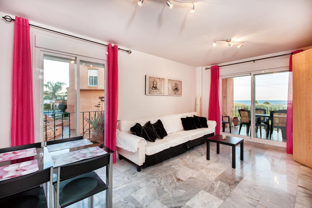 2035-Lovely 1 Bedrooms Sea View Apartment Manilva Exteriör bild